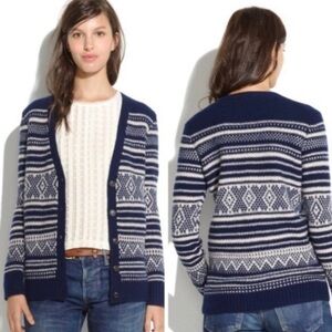 100% merino wool cardigan